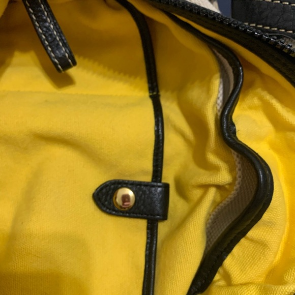 Dooney & Bourke Large Cream East West Grommet Tote Bag Shopper Handbag Purse - Picture 9 of 12